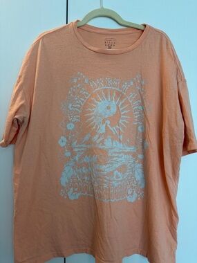 Billabong Peach Graphic Short-Sleeve Tee